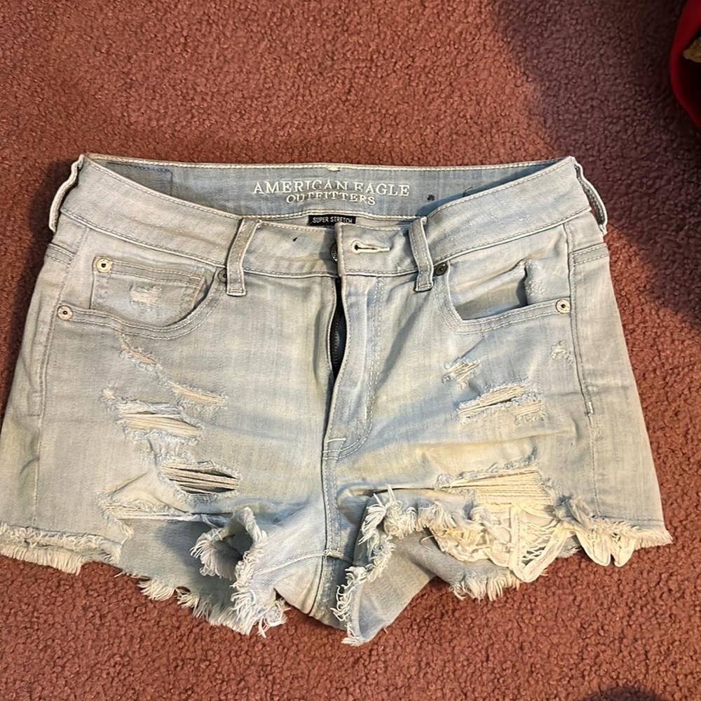 Light washed American Eagle shorts